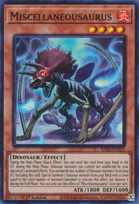 Mistosauro Card Front