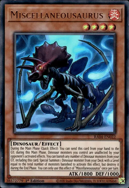 Mistosauro Card Front