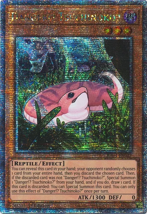 Danger!? Tsuchinoko? Card Front