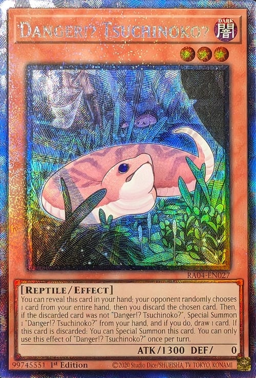 Danger!? Tsuchinoko? Card Front