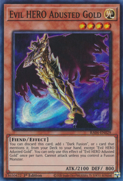 Evil HERO Adusted Gold · Super Rare 029