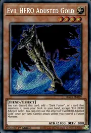 Evil HERO Adusted Gold · Secret Rare 029sec