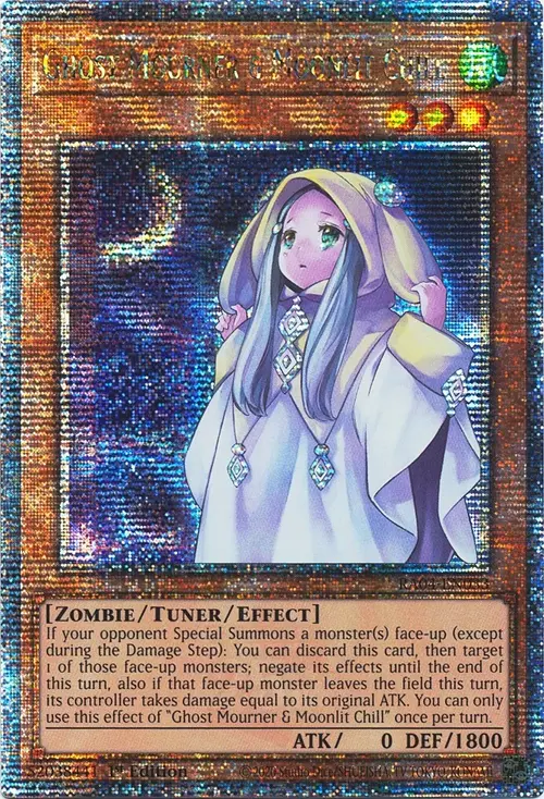 Ghost Mourner & Moonlit Chill Card Front