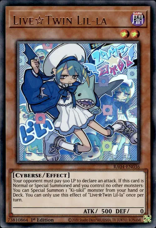 LiveTwin Lil-la Card Front