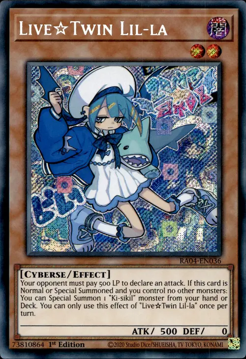 LiveTwin Lil-la Card Front