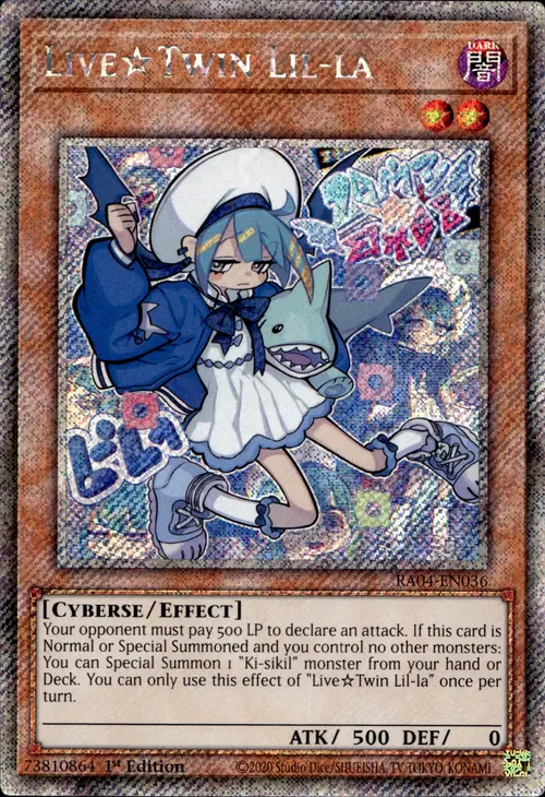 LiveTwin Lil-la Card Front