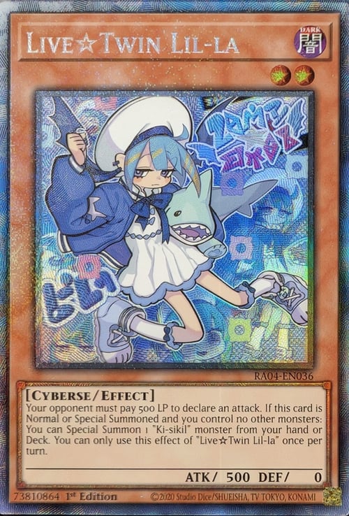 LiveTwin Lil-la Card Front