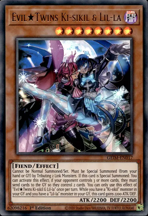 EvilTwins Ki-sikil & Lil-la Card Front