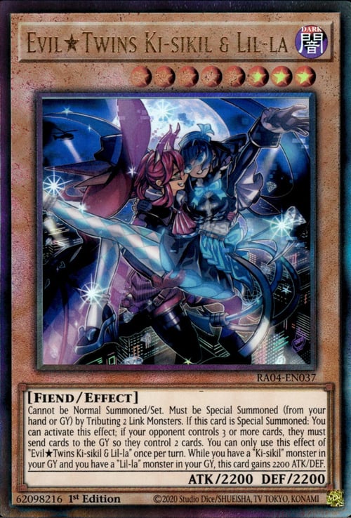 EvilTwins Ki-sikil & Lil-la Card Front