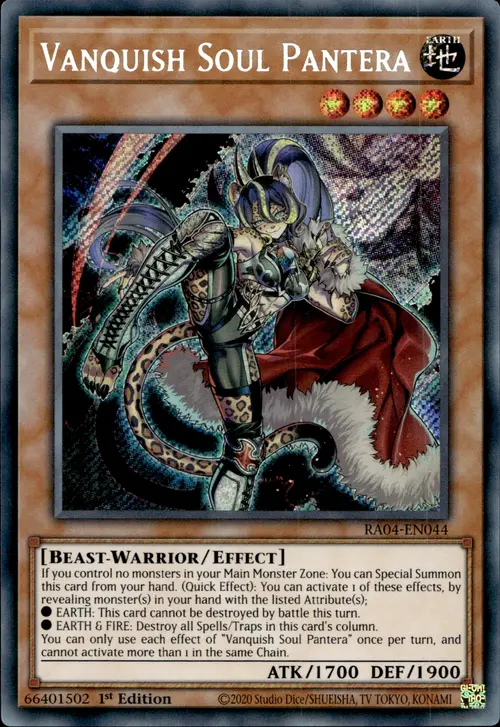 Vanquish Soul Pantera Card Front
