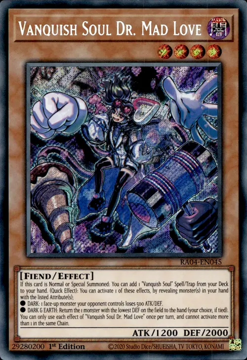 Vanquish Soul Dr. Mad Love Card Front