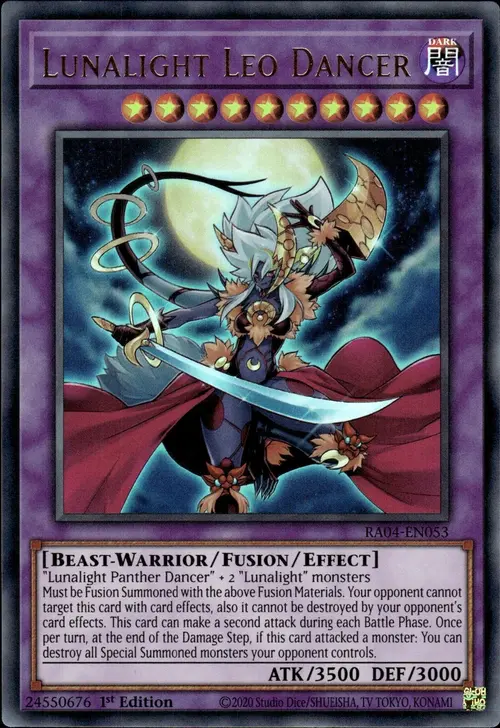 Lunalight Leo Dancer Card Front