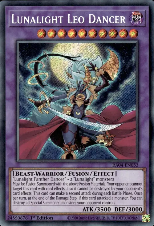 Lunalight Leo Dancer Card Front