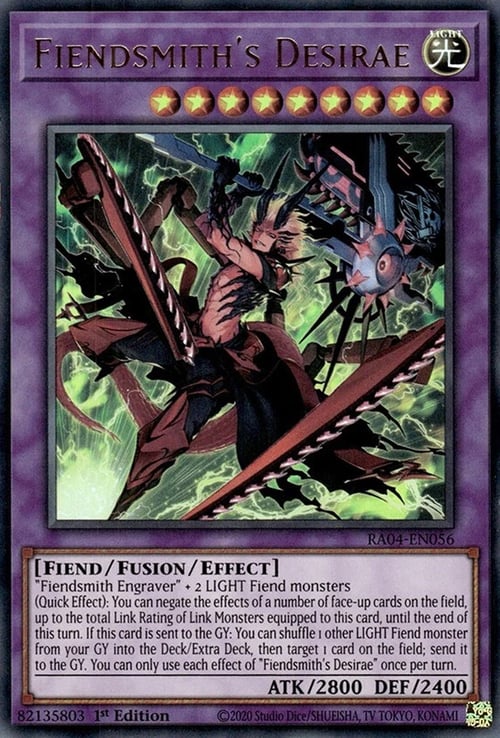 Fiendsmith's Desirae Card Front