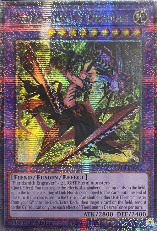 Fiendsmith's Desirae Card Front