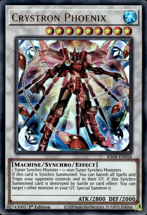 Crystron Phoenix Card Front