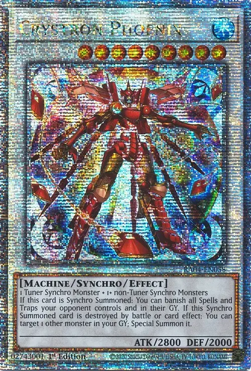 Crystron Phoenix Card Front