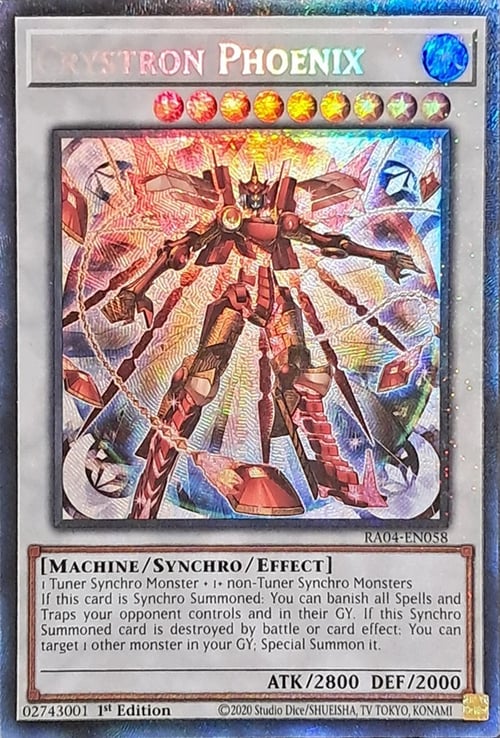 Crystron Phoenix Card Front