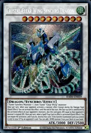 Crystal Clear Wing Synchro Dragon · Secret Rare 059sec