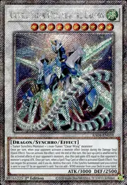Crystal Clear Wing Synchro Dragon · Platinum Secret Rare 059psec