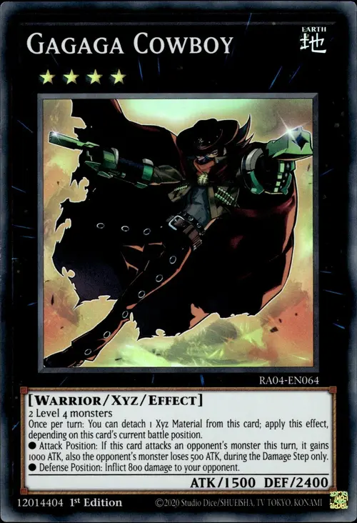 Gagaga Cowboy Card Front