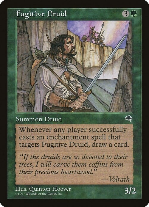 Fugitive Druid Card Front