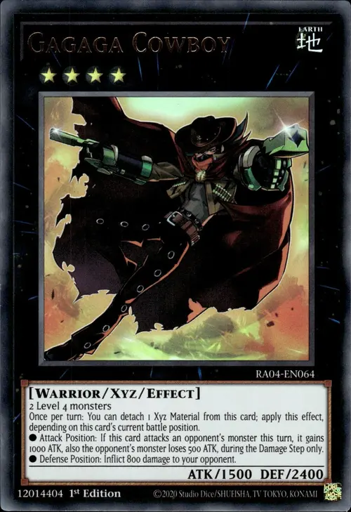 Gagaga Cowboy Card Front