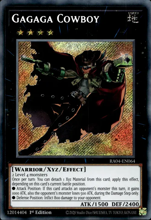 Gagaga Cowboy Card Front