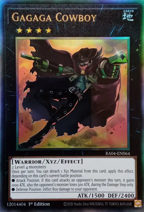 Gagaga Cowboy Card Front