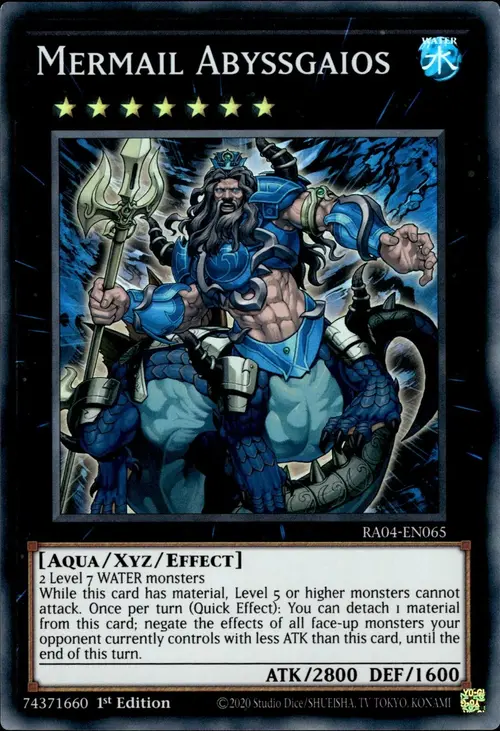 Mermail Abyssgaios Card Front