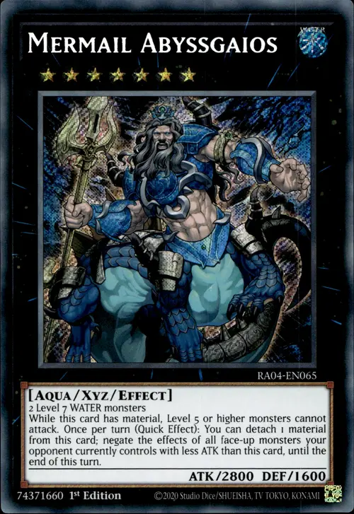 Mermail Abyssgaios Card Front