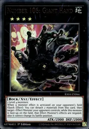 Number 106: Giant Hand · Ultra Rare 066u