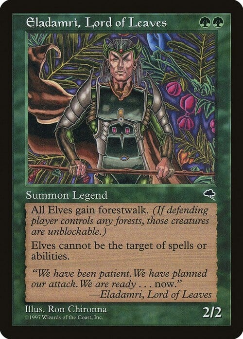 Eladamri, Lord of Leaves Card Front