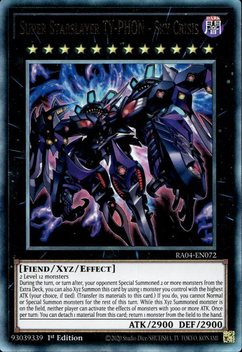 Super Starslayer TY-PHON - Sky Crisis Card Front