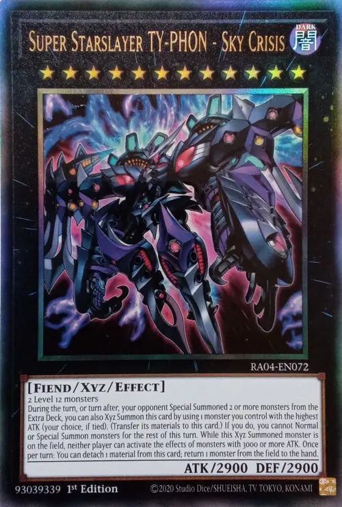 Super Starslayer TY-PHON - Sky Crisis Card Front