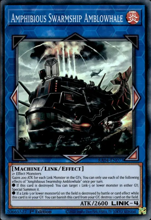 Amphibious Swarmship Amblowhale Card Front