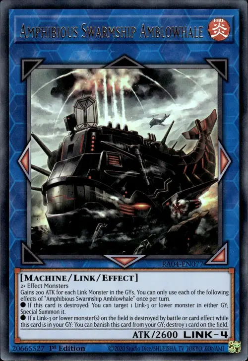 Amphibious Swarmship Amblowhale Card Front