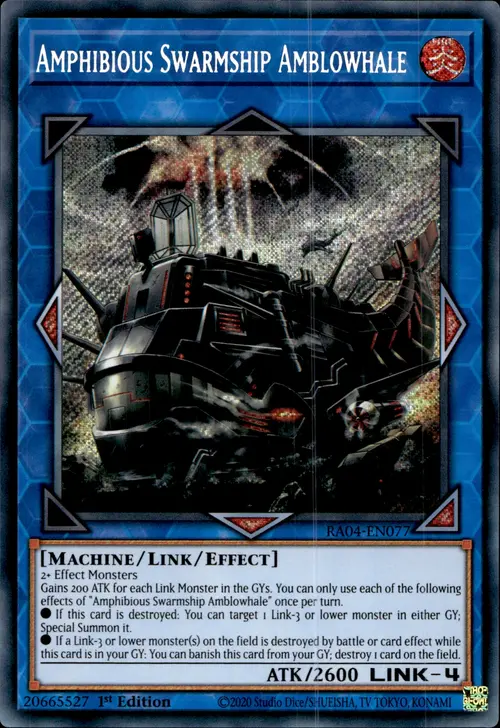Amphibious Swarmship Amblowhale Card Front