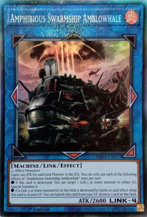 Amphibious Swarmship Amblowhale Card Front