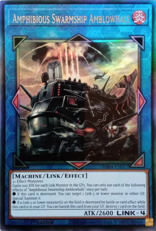 Amphibious Swarmship Amblowhale Card Front