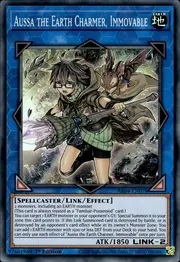 Aussa the Earth Charmer, Immovable · Super Rare 078