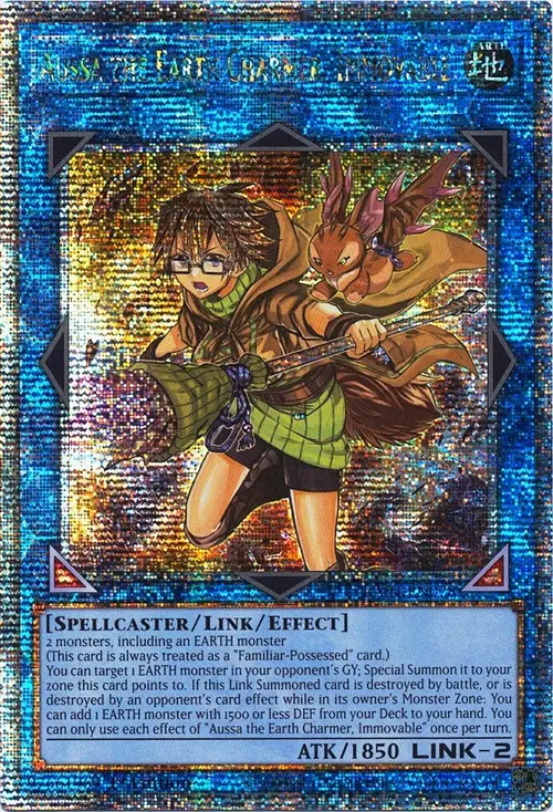 Aussa the Earth Charmer, Immovable Card Front
