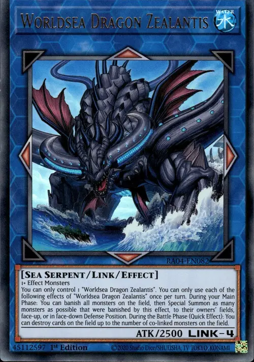 Worldsea Dragon Zealantis Card Front