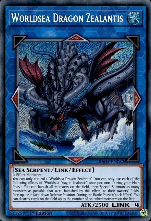 Worldsea Dragon Zealantis Card Front