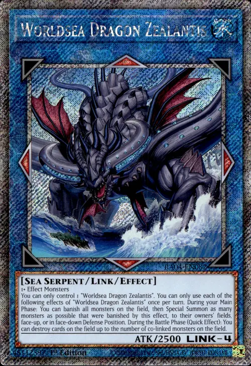 Worldsea Dragon Zealantis Card Front