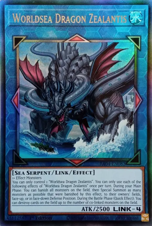 Worldsea Dragon Zealantis Card Front