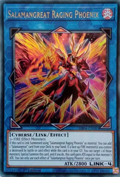 Salamangreat Raging Phoenix Card Front