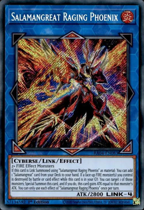 Salamangreat Raging Phoenix Card Front