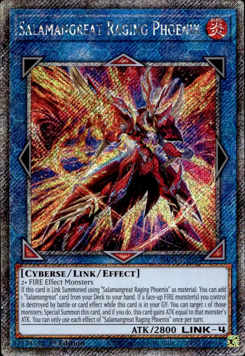 Salamangreat Raging Phoenix Card Front