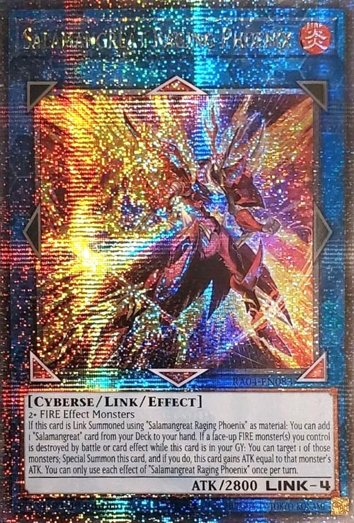 Salamangreat Raging Phoenix Card Front